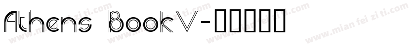 Athens BookV字体转换